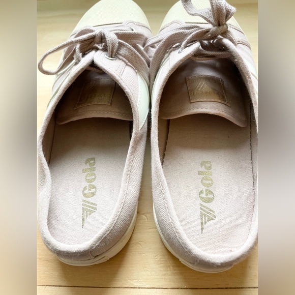 Gola Dusty Pink Slide Sneakers Size 11 - Picture 7 of 8